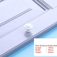 Load image into Gallery viewer, Handles Drawer Cabinet Furniture Kitchen Handles For Cabinet Knob Door Drawer Furniture Kitchen Knob Simplicity White Stainless Steel Hollow Tube  Bar Drawer Pulls Cupboard Knob For Kitchen Furniture Hardware
