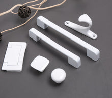 Load image into Gallery viewer, Handles Drawer Cabinet Furniture Kitchen Handles For Cabinet Knob Door Drawer Furniture Kitchen Knob Simplicity White Stainless Steel Hollow Tube  Bar Drawer Pulls Cupboard Knob For Kitchen Furniture Hardware
