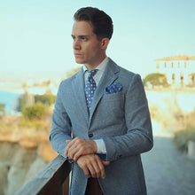 Load image into Gallery viewer, Antinori - Printed Silk Tie - Blue
