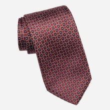 Load image into Gallery viewer, Ravenna - Silk Jacquard Tie - Burgundy
