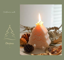 Load image into Gallery viewer, Handmade Creative Christmas Tree Scented Candles Christmas Tree Candles Christmas Gifts For Women Mom Girlfriend Christmas Scented Candles Home Decor Christmas Novelty Scented Candles Seasonal Celebration Candle Decoration Candle Gift
