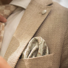 Load image into Gallery viewer, Pascal - Double Sided Silk Pocket Square - Sage Green
