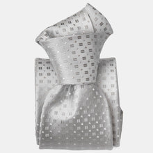Load image into Gallery viewer, Barbera - Silk Jacquard Tie - Silver
