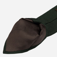 Load image into Gallery viewer, Foresta - Green Silk Grenadine Tie
