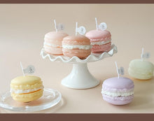 Load image into Gallery viewer, Handmade Lovely Macaron Candle Macaron Candles Scented Candle Cute Handmade Aromatherapy Candles Gifts For Women Home Decor Candle Scented Candles Aromatherapy Wedding Home Decoration Scented Candles INS Shooting Props
