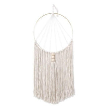 Load image into Gallery viewer, Handmade Wall Art Home Wall Decor Woven Hanging Tapestry Tassel Wind Chimes Wall Hanging Ornaments  Hand Macrame Wall  For Wall Wedding Living Room Gallery Patio Apartment Yard Decor
