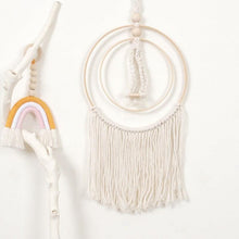 Load image into Gallery viewer, Handmade Wall Art Home Wall Decor Woven Hanging Tapestry Tassel Wind Chimes Wall Hanging Ornaments  Hand Macrame Wall  For Wall Wedding Living Room Gallery Patio Apartment Yard Decor
