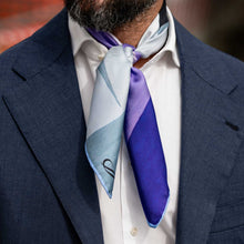 Load image into Gallery viewer, Jazz - Silk Neckerchief - Blue
