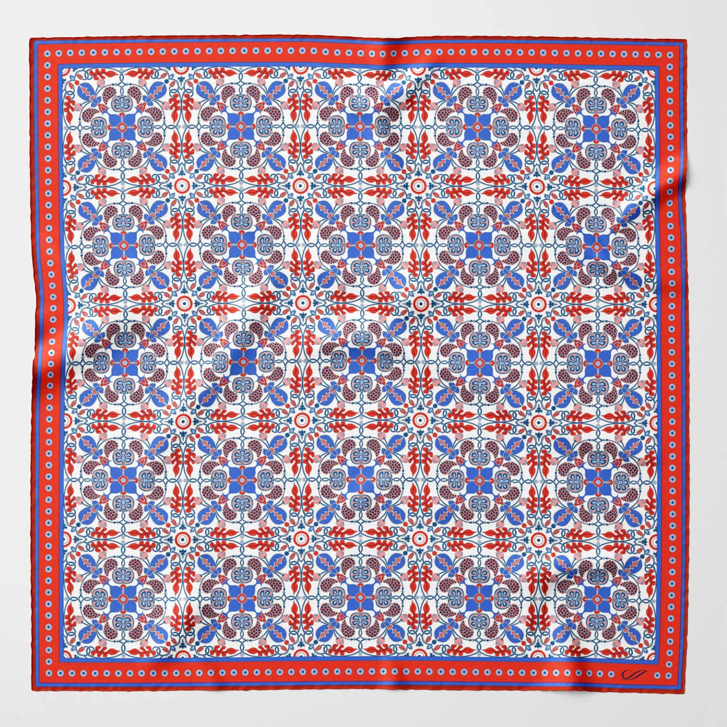 Barbaresco - Silk Neckerchief - Red