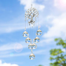 Load image into Gallery viewer, Hanging Crystal With Ball Prism Rainbow Maker Tree of Life Decor For Garden Window Rainbow Maker with Chain for Easy Hanging Outdoor Home Kids Room Window

