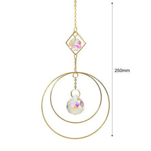 Load image into Gallery viewer, Hanging Sun Catcher Moon Light With Chain Pendant Ornament Crystal Balls  Catcher Wind-chime Rainbow Maker Crystal Hanging  Window Curtain Chandelier Outdoor Garden Home Decor Christmas Day Party Wedding Decoration
