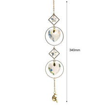 Load image into Gallery viewer, Hanging Sun Catcher Moon Light With Chain Pendant Ornament Crystal Balls  Catcher Wind-chime Rainbow Maker Crystal Hanging  Window Curtain Chandelier Outdoor Garden Home Decor Christmas Day Party Wedding Decoration
