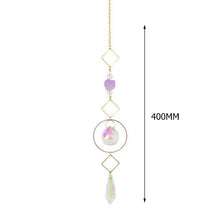 Load image into Gallery viewer, Hanging Sun Catcher Moon Light With Chain Pendant Ornament Crystal Balls  Catcher Wind-chime Rainbow Maker Crystal Hanging  Window Curtain Chandelier Outdoor Garden Home Decor Christmas Day Party Wedding Decoration
