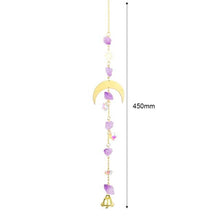 Load image into Gallery viewer, Hanging Sun Catcher Moon Light With Chain Pendant Ornament Crystal Balls  Catcher Wind-chime Rainbow Maker Crystal Hanging  Window Curtain Chandelier Outdoor Garden Home Decor Christmas Day Party Wedding Decoration
