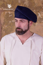 Load image into Gallery viewer, Wool Beret Harald Blue
