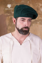 Load image into Gallery viewer, Wool Beret Harald Green
