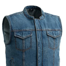 Load image into Gallery viewer, Havoc Men's Denim Motorcycle Vest
