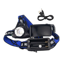 Load image into Gallery viewer, Headlamp Flashlight USB LED Head Rechargeable Light Waterproof Green/Red/UV 395nm Zoomable Headlamp Flashlight Light Outdoor   Waterproof Headlight Led Head Lamp 3 Modes Torch For Camping Hiking Fishing
