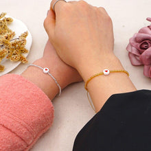 Load image into Gallery viewer, Heart Bracelets For Couple Valentines Day Beaded Jewelry Adjustable Small Bangle Couple Bracelet Braided Leather Rope Bangle Wrist Adjustable Cute Bracelet For Friendship
