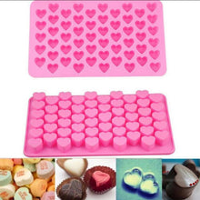 Load image into Gallery viewer, Heart Cake Jelly Cookies Soap Mold Chocolate Baking Mould Tray Wax Ice Fashion Cake Tool Kitchen Accessories Heart Shape Silicone Molds Valentine's Chocolate Candy Molds Baking Jelly Mold
