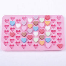 Load image into Gallery viewer, Heart Cake Jelly Cookies Soap Mold Chocolate Baking Mould Tray Wax Ice Fashion Cake Tool Kitchen Accessories Heart Shape Silicone Molds Valentine's Chocolate Candy Molds Baking Jelly Mold
