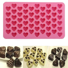 Load image into Gallery viewer, Heart Cake Jelly Cookies Soap Mold Chocolate Baking Mould Tray Wax Ice Fashion Cake Tool Kitchen Accessories Heart Shape Silicone Molds Valentine's Chocolate Candy Molds Baking Jelly Mold

