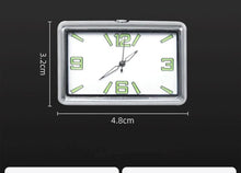 Load image into Gallery viewer, High Quality Auto Fashion Watch Automobile Quartz Clock Car Dashboard Mini Clock Automotive Clock Car Clock Refit Interior Luminous Electronic Quartz Watch Ornaments Car Decoration Ornaments Vehicle Car Accessories
