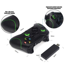 Load image into Gallery viewer, High Quality Black 2.4GHz Wireless Joystick Gamepad Controller Compatible With PC Monitor Laptop
