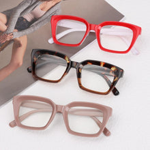 Load image into Gallery viewer, High Quality Fashion Square Frame Reading Glasses Men Women Fashion Oversized Frame High-definition Presbyopia Eyeglasses For Men And Women Diopter 0~+ 3.00
