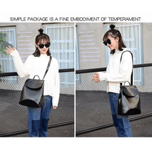 Load image into Gallery viewer, High Quality Leather Backpacks For Fashionable Women And Teenage Girls Large Capacity Shoulder Bagpack
