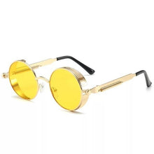Load image into Gallery viewer, High Quality Metal Circle Frame Luxury &amp; Designer High Quality Sunglasses For Men and Women New Retro Style Round Shape Metal Frame Sunglasses UV400
