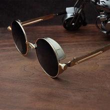 Load image into Gallery viewer, High Quality Metal Circle Frame Luxury &amp; Designer High Quality Sunglasses For Men and Women New Retro Style Round Shape Metal Frame Sunglasses UV400
