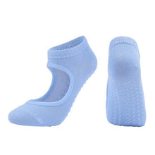 Load image into Gallery viewer, High Quality Pilates Socks Anti-Slip Breathable Backless Yoga Socks Ankle Ballet Dance Sports Socks for Women Fitness
