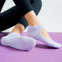 Load image into Gallery viewer, High Quality Pilates Socks Anti-Slip Breathable Backless Yoga Socks Ankle Ballet Dance Sports Socks for Women Fitness

