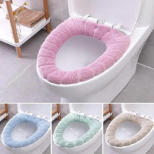 Load image into Gallery viewer, High Quality Universal Toilet Seat Cover Washable Unique Design Warm Flexible Covers Bright Colors
