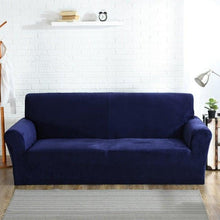 Load image into Gallery viewer, High Quality Velvet Plush Sofa Cover for Living Room Sectional Couch Cover Elastic Case Sofa Slipcover Stretch 1/2/3/4 Seater Velvet Sofa Couch Furniture Protector Soft Anti-Slip High Stretch

