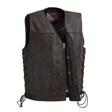 Load image into Gallery viewer, High Roller Men's Motorcycle Leather Vest
