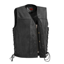 Load image into Gallery viewer, High Roller Men's Motorcycle Leather Vest
