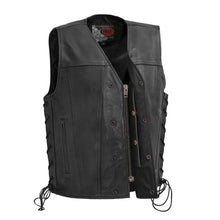 Load image into Gallery viewer, High Roller Men's Motorcycle Leather Vest
