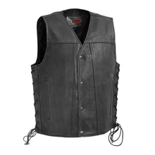 Load image into Gallery viewer, High Roller Men's Motorcycle Leather Vest
