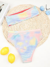 Load image into Gallery viewer, High Waist Bikinis Women Swimsuit Women High Waist Bikini Set Sports Bright Color Swimsuit Scoop Neck Cute Bathing Suit Swimwear Female Push Up Bikini Set Bathing Suit For Women
