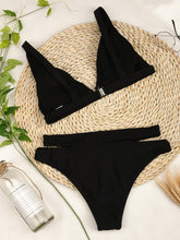 Load image into Gallery viewer, High Waist Bikinis Women Swimsuit Women High Waist Bikini Set Sports Bright Color Swimsuit Scoop Neck Cute Bathing Suit Swimwear Female Push Up Bikini Set Bathing Suit For Women
