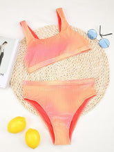 Load image into Gallery viewer, High Waist Bikinis Women Swimsuit Women High Waist Bikini Set Sports Bright Color Swimsuit Scoop Neck Cute Bathing Suit Swimwear Female Push Up Bikini Set Bathing Suit For Women
