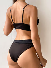 Load image into Gallery viewer, High Waist Bikinis Women Swimsuit Women High Waist Bikini Set Sports Bright Color Swimsuit Scoop Neck Cute Bathing Suit Swimwear Female Push Up Bikini Set Bathing Suit For Women
