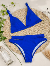 Load image into Gallery viewer, High Waist Bikinis Women Swimsuit Women High Waist Bikini Set Sports Bright Color Swimsuit Scoop Neck Cute Bathing Suit Swimwear Female Push Up Bikini Set Bathing Suit For Women
