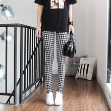 Load image into Gallery viewer, High Waist Leggings Pants Fitness Women Fashion  Printing Leggings Women Fitness Yoga Pants High Waist Push Up Sportswear Elastic Trousers Gym Running Workout Pants Push Up Running Elastic Stripe Dot Bottom Leggings
