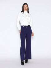 Load image into Gallery viewer, Highneck Scuba Assymetrical Ruffled Zip Jacket
