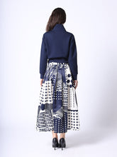Load image into Gallery viewer, Highneck Scuba Assymetrical Ruffled Zip Jacket
