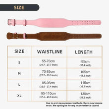 Load image into Gallery viewer, Pink Power Women's Weightlifting Belt for Strength and Safety

