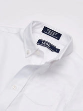 Load image into Gallery viewer, IZOD Boys' Long Sleeve Solid Button-Down Collared Oxford Shirt with Chest Pocket 2T White - # BOAA11510006
